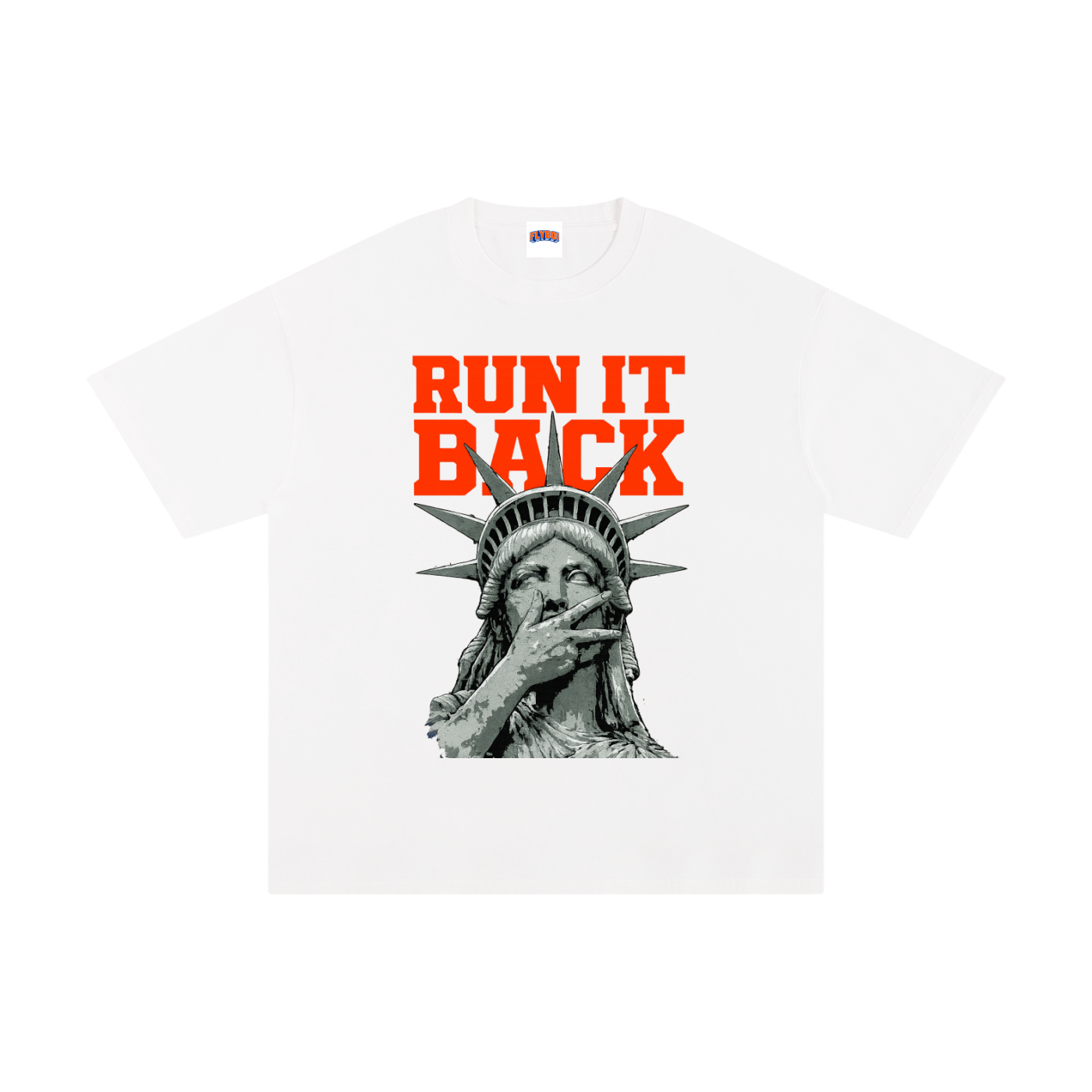 RUN IT BACK Pure Cotton T-Shirt