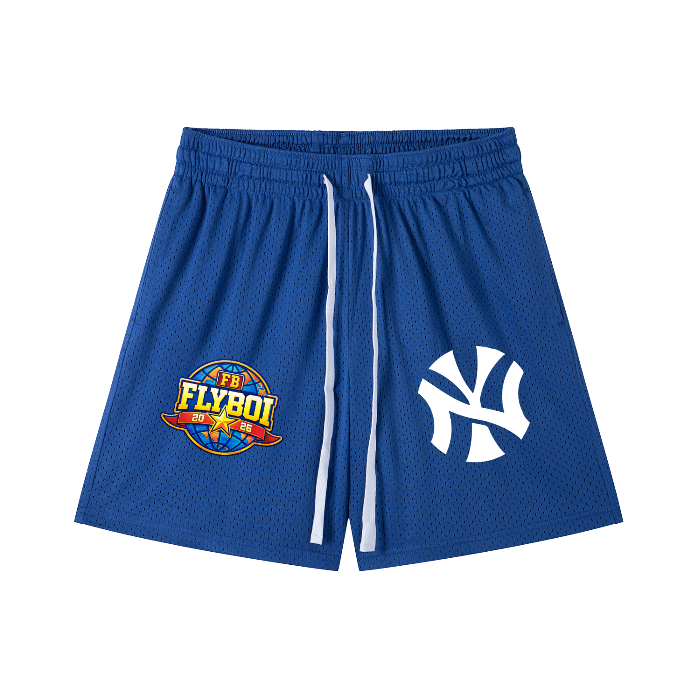 NY Fly Mesh Drawstring Shorts