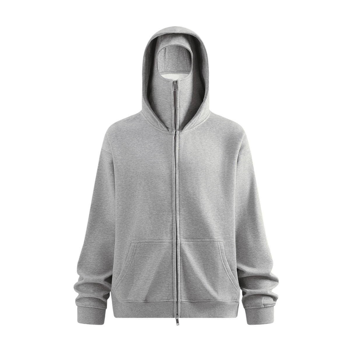 Flyboi Windproof Sports Zip-up Hoodie with Built-in Face Mask