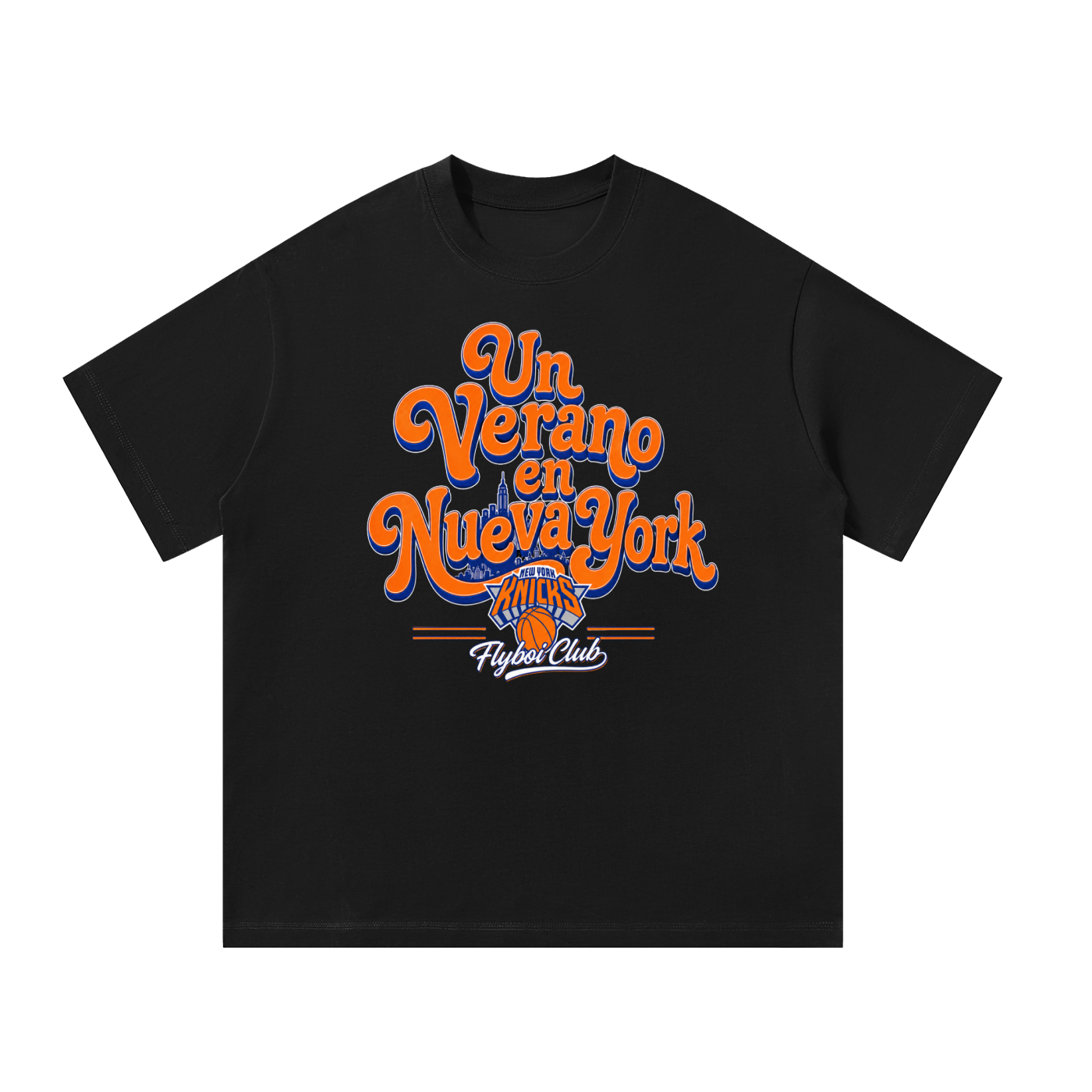 Un Versno En Nueva York Black T-Shirt