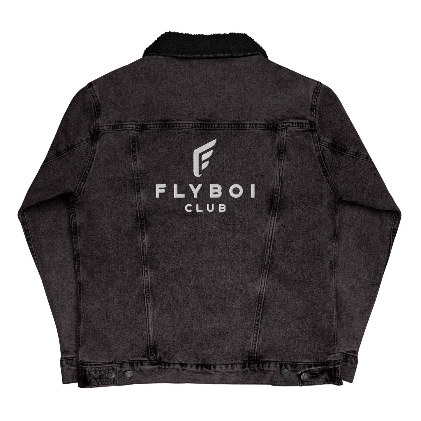 Fly denim sherpa jacket