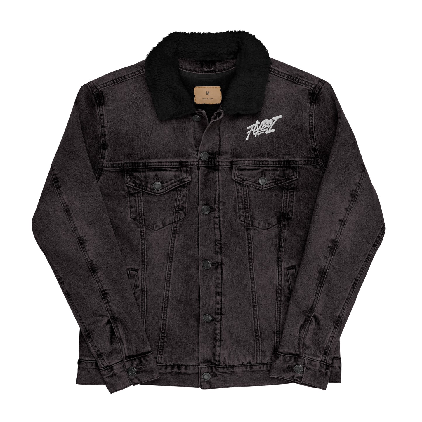 Fly denim sherpa jacket