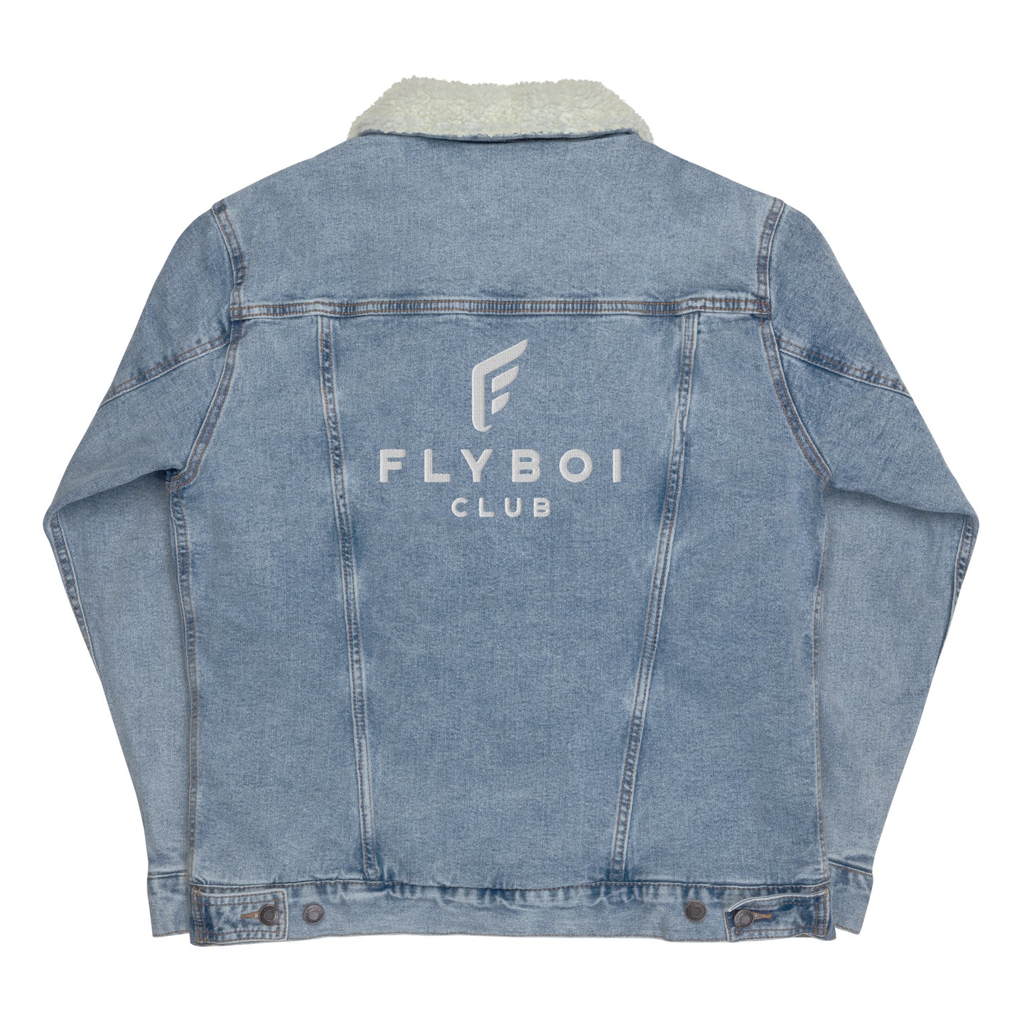 Fly denim sherpa jacket