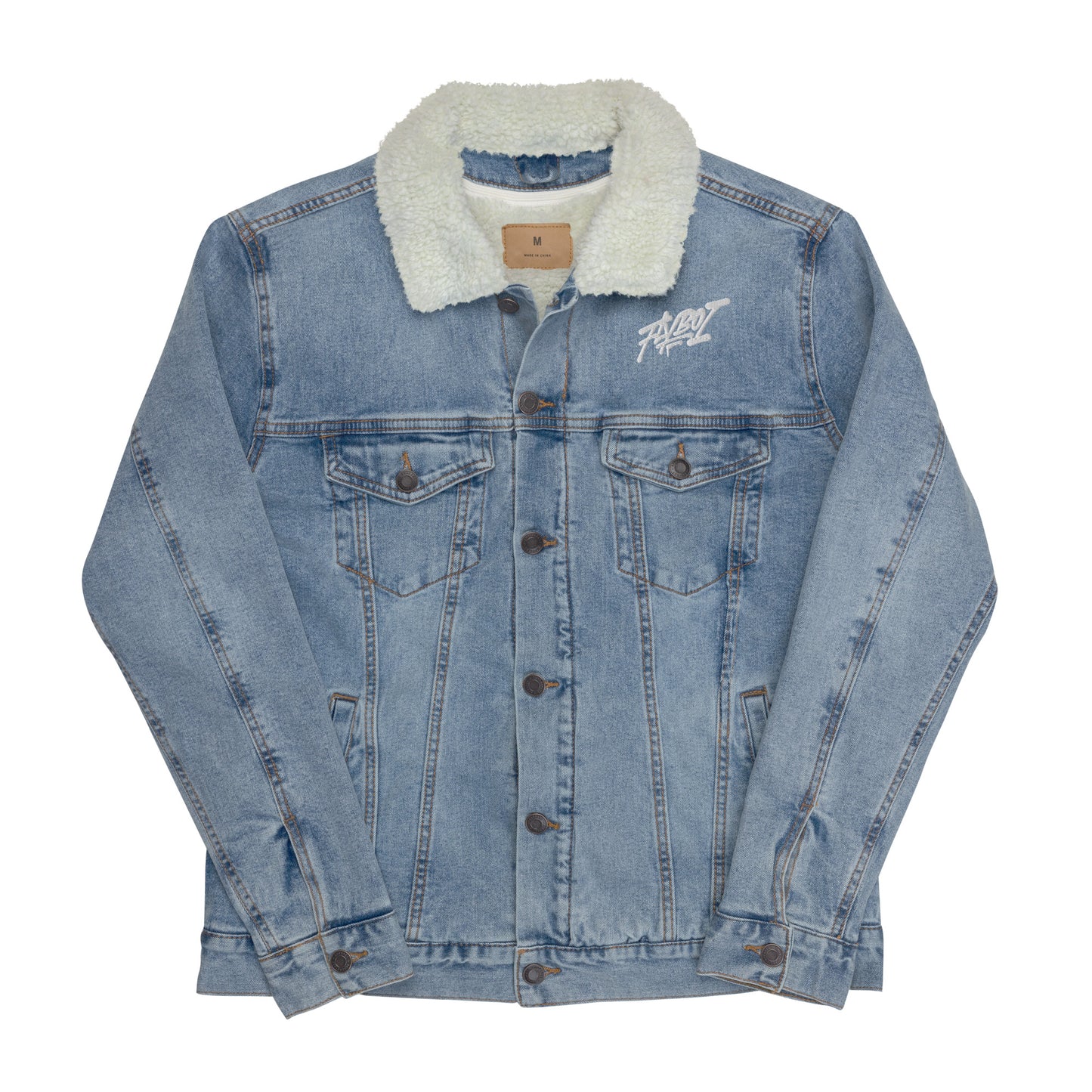 Fly denim sherpa jacket