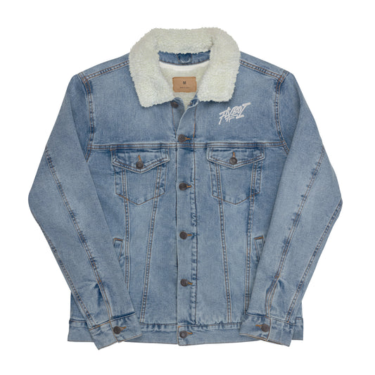 Fly denim sherpa jacket